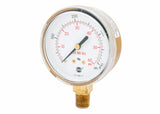 Harris Regulator Pressure Gauge 63MM 60 PSI ST GOLD - 9007246