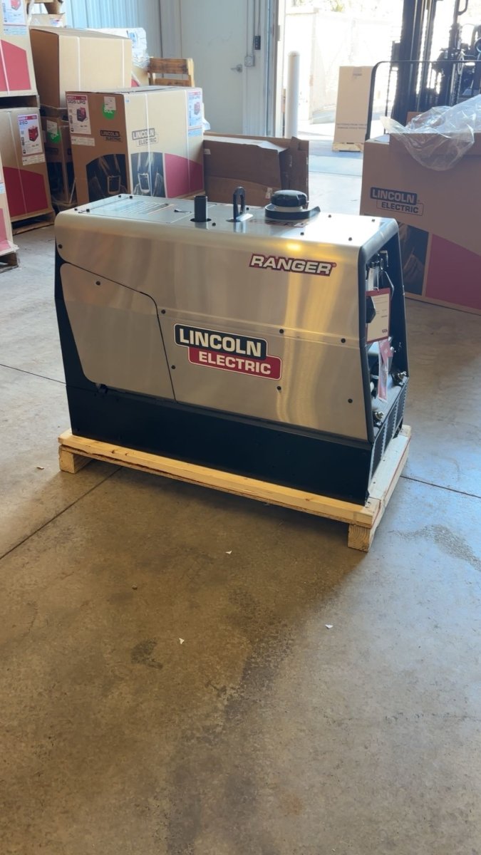 Lincoln Ranger 250 GXT Factory Demo Stainless Steel Case Engine Driven Welder Kohler EFI - U2382-5