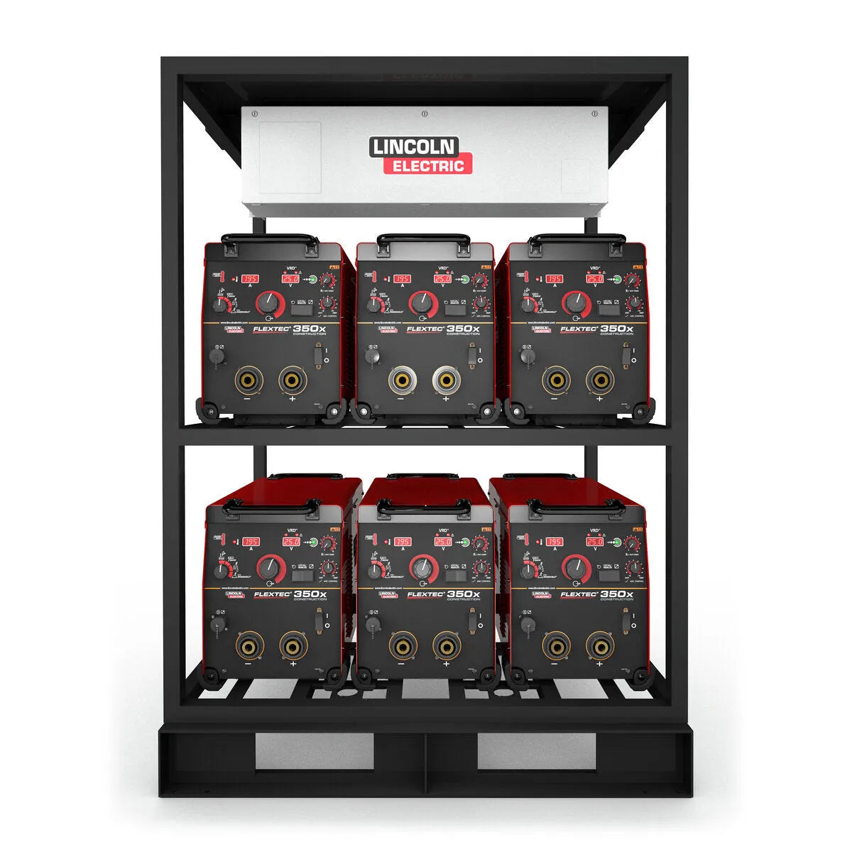 Lincoln Flextec 350X - Construction (Tweco) 6-Pack Rack - K4277-2