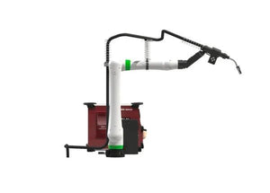 Lincoln Cooper CRX-10iA/L Aluminum Welding Cobot Package with Lincoln Electric welder, robotic arm, green joints, WeldingMart.