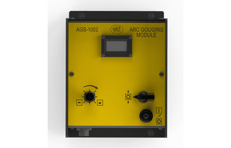 Bug-O ARC Gouging Control Module AGS-1002 with display, controls, switch, and lights for advanced welding gouging equipment.