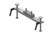 Bug-O SUPPORT BAR W/SCREW FEET ARM-2380 metal clamp for welding, with adjustable bolts, levers, hex-secured block, screw feet.