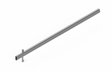 Bug-O BEAM RAIL FOR 120" BEAMS ARR-9120, durable welding accessory with support bracket, shown on white—WeldingMart tool.