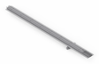 Bug-O BEAM RAIL for 66" beams (ARR-9236), silver welding accessory with holes and bracket, shown on white, WeldingMart tool.