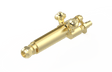 Bug-O TORCH 2 Hose 4" 2 PSI W/ Rack BUG-1298 welding torch, dual knobs, threaded body, shown on white. Welding tool accessory.