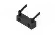 Bug-O DROPPING BAR ASSY. - BUG-3232 part for welding equipment; black plastic, rods, levers, and base, on white background.
