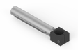 Bug-O H.D. RACK ASSY. 15" (BUG-5138-15) welding accessory: 15" gear rack rod, block mount for automated welding tools.