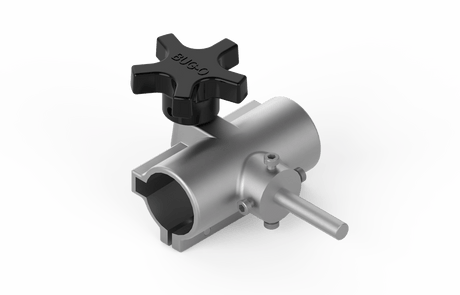Bug-O Torch Holder Assembly BUG-5179: durable welding torch holder with valve, lever, and BUGO handle for precise flow control.