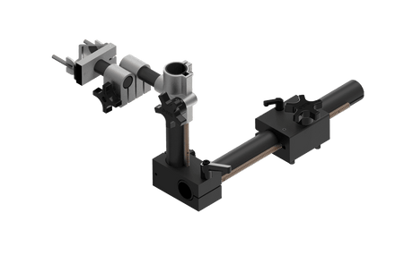 BUG-5275 Welding Clamp by Bug-O H.D. WELDING GROUP, black/silver, adjustable arms, knob screws—ideal accessory for welders.