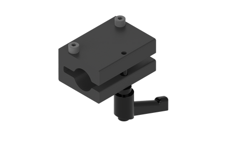 Bug-O ROD MOUNT ASSY. (BUG-5295) welding clamp with top plate, bolts, mounting opening, and lever—welding accessory on white.
