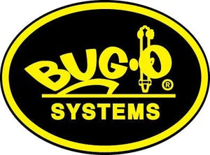 Bug-O Systems welding equipment logo: yellow "BUG-O" with torch "O," above "SYSTEMS" on black/yellow oval for KBUG-6050.