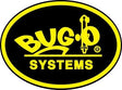 BUG-O SYSTEMS black oval logo with yellow border, gear-shaped "O", representing welding tools like the HANDLEVER M6-32.