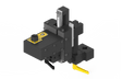 Bug-O HEIGHT SLIDE ASSEMBLY CAS-1500 for welding, with black, gray, yellow parts, knobs & levers; WeldingMart tool on white background.