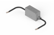 Bug-O HALL EFFECT CURRENT SENSOR ASY - CAS-1550 for welding; gray junction box with copper ring terminals and black cables.