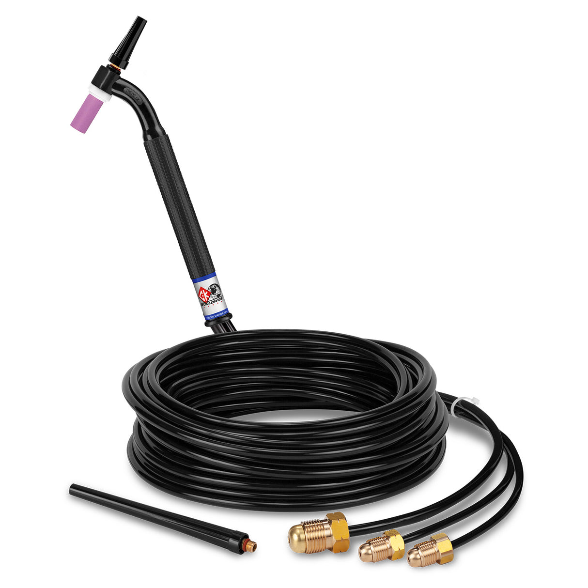 CK Worldwide - Ck225 Fx - 250 Amp Flex Head Tig Torch, Water-Cooled, 25' Standard Cables - Ck225 Fx