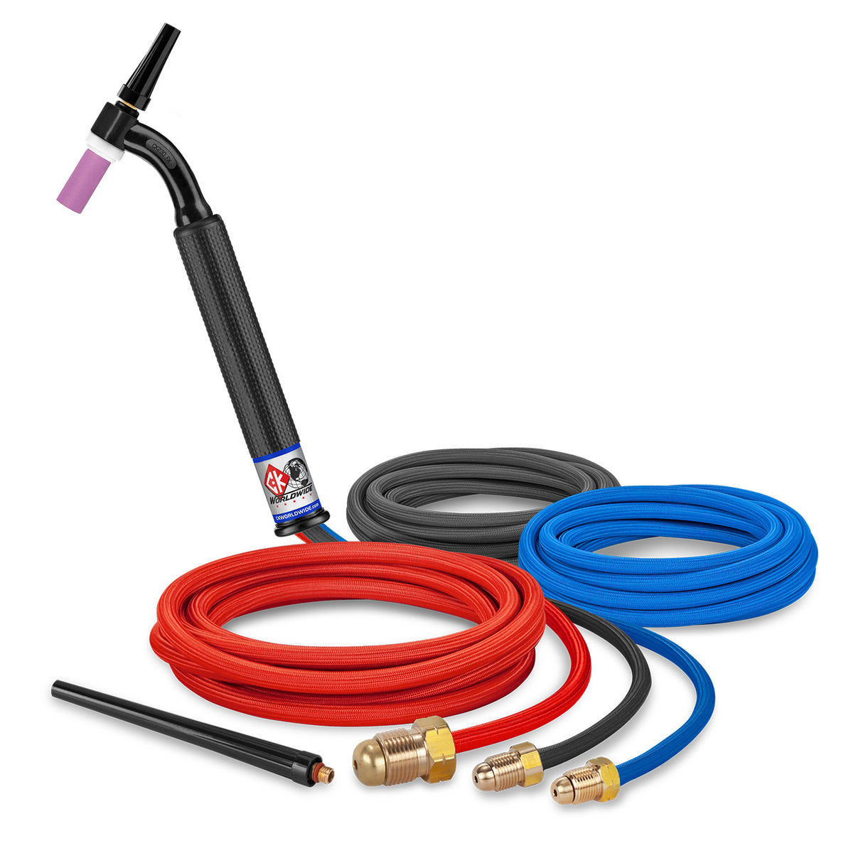 CK Worldwide - Ck2312Sf Fx - 300 Amp Flex Head Tig Torch, Water-Cooled, 12.5' Superflex Cables - Ck2312Sf Fx