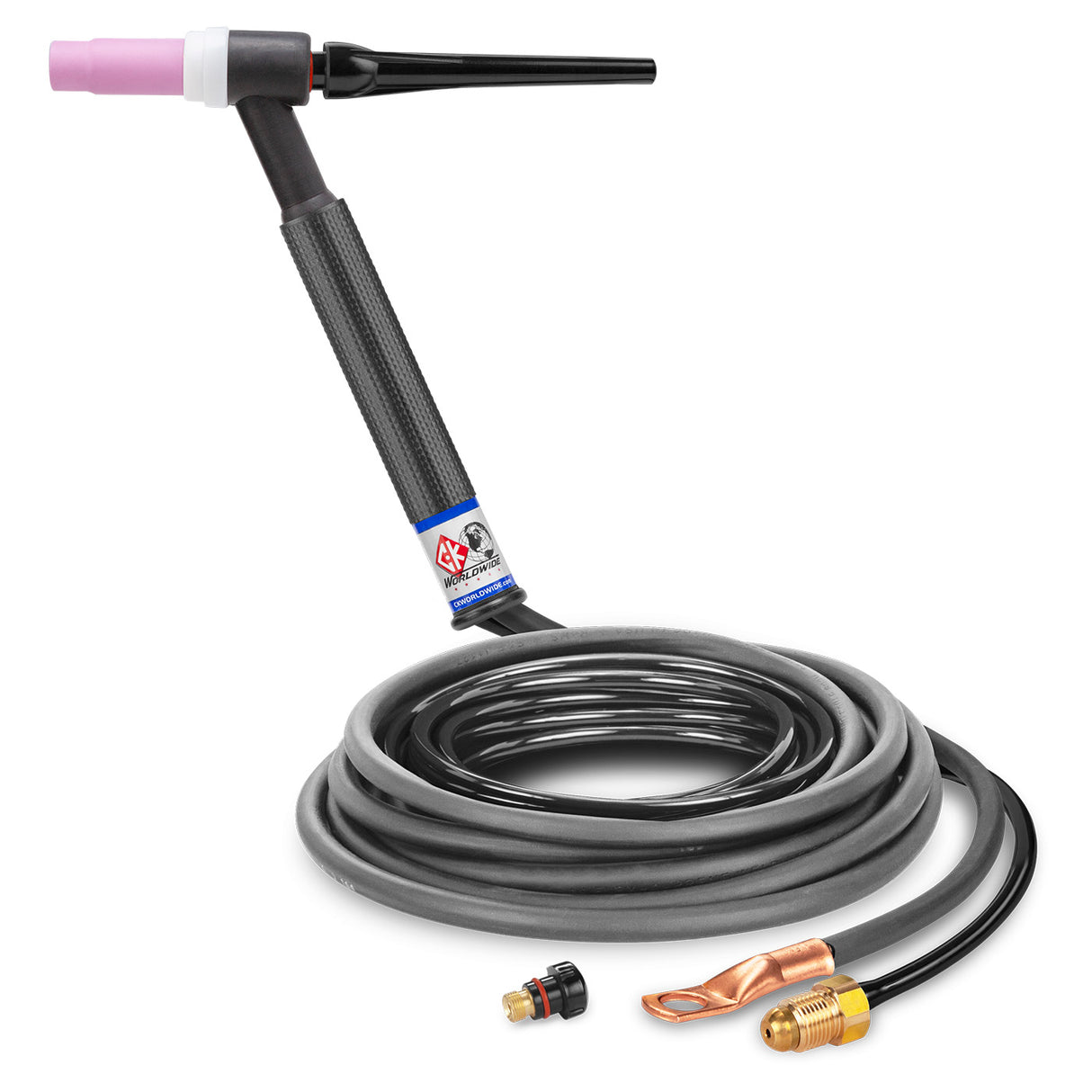 CK Worldwide - Ckc1512N - 150 Amp Rigid Head Tig Torch, Gas-Cooled, 12.5' Standard Cables - Ckc1512N