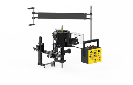 Bug-O CW-5/MIG/U/116/B CWE-1500-MG-U-4-B pipe circle welder with remote panel, adjustable frame—WeldingMart welding equipment.