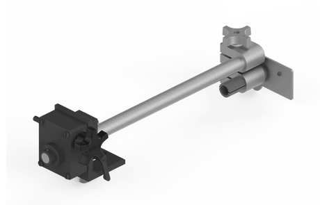 Bug-O TORCH ANGLE ADJUSTER 16" (CWO-3023-1) welding tool with adjustable lever, rod, and sturdy mounting base from WeldingMart.