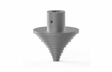 Bug-O STEP ADAPTOR CWO-3670 welding step adaptor, conical stepped drill tool for precise metalwork, shown on white background.
