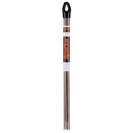 Harris Dynaflow Phos-Copper Brazing Alloy rods in clear tube, 1/8 in, 25 lb box—welding supply from WeldingMart.