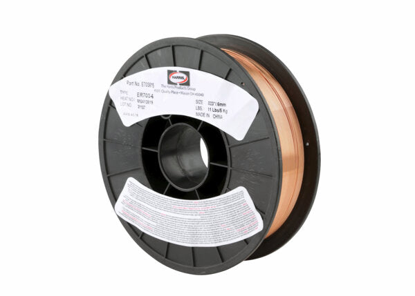 Harris ER70S-6 Mild Steel MIG (GMAW) Welding Wire .023 X 11# SPOOL - E70S615