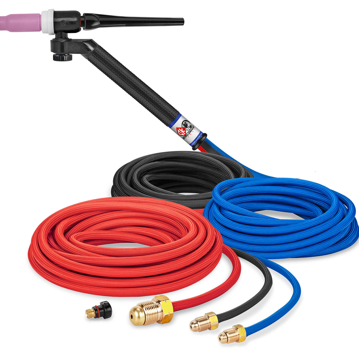 CK Worldwide - Fl2525Sf - 250 Amp Flex-Loc Tig Torch, Water-Cooled, 25' Superflex Cables - Fl2525Sf