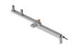 Bug-O RAIL ALIGNMENT TOOL FMD-1020 welding tool with pegs, central knob, and end bracket, perfect for rail alignment jobs.