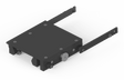 Bug-O FMD LONG TRAILER FMD-1090 welding tool—black steel component with two metal arms and bolts, shown on white background.