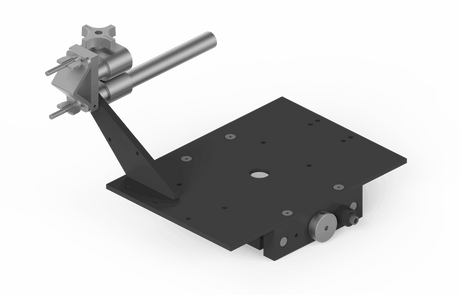 Bug-O 12" HIFLEX carriage cable anchor FMD-1105—black metal mounting bracket for welding equipment and accessories.