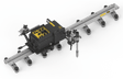 Bug-O MDS HI-FLEX LINEAR WEAVER KIT FMD-4202 welding tool with control unit, adjustment knobs, and metal rail for precision welding.