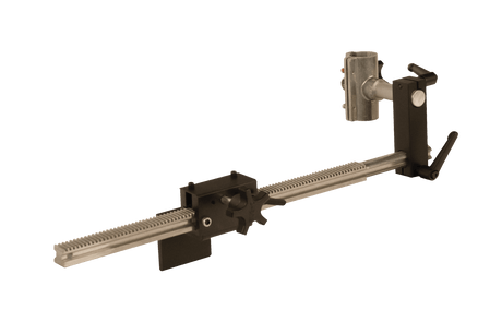 Bug-O GO-FER IV GOF-4030 welding gun rack with gear-driven adjustment for precise rail mounting and positioning, WeldingMart tool.