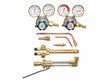 Harris V-Series 25GX Ironworker Rosebud Kit with regulators, hoses, torch handles & tips for oxygen acetylene welding.