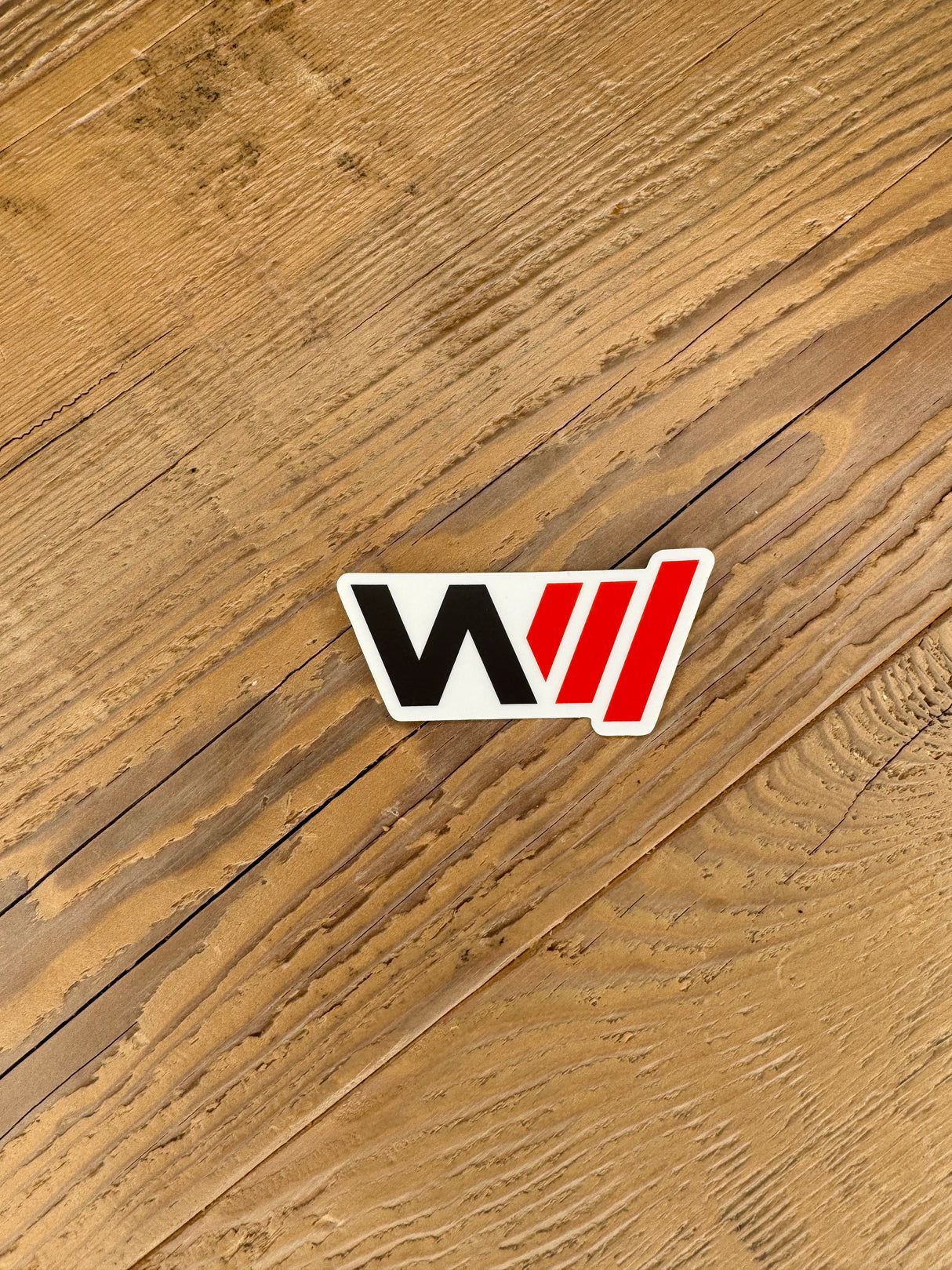 WeldingMart.com Decal/Sticker - "W" White