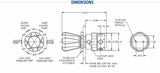 Harris Ultra High Purity Stainless Steel Barstock Regulator - Model 741-015-000-AD - 741015000AD