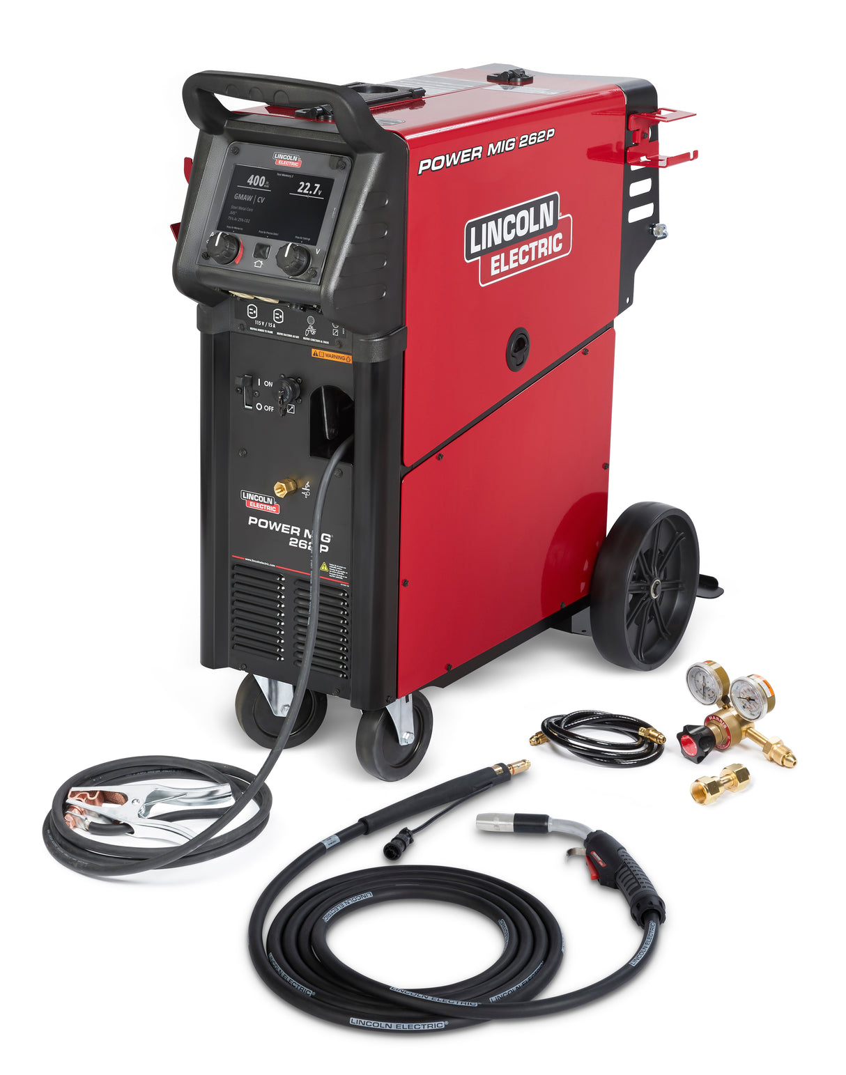 Lincoln POWER MIG 262P Pulsed MIG Welder K5378-1