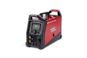 Lincoln Square Wave 205 TIG Welder (K5613-1), red-black portable welder for precise aluminum welding, welding tools at WeldingMart.