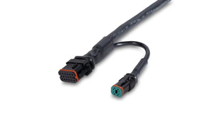 Lincoln 330 MPX 10' remote cables, 12-pin orange and 4-pin turquoise connectors, welding accessory from WeldingMart, white background.
