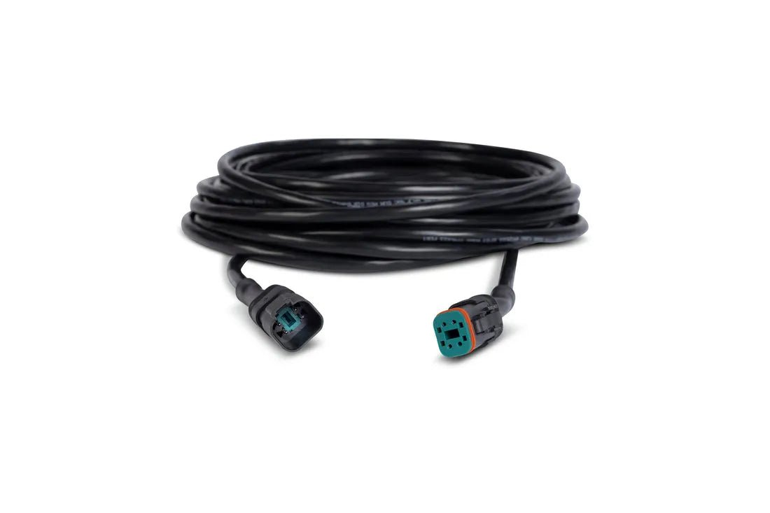 Lincoln 330 MPX 10 ft weld and battery remote cable (K5645-10) with blue and orange connectors, coiled for WeldingMart tools.