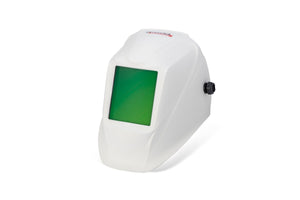 Lincoln Viking FLZ Passive Laser Welding Helmet K5747-1 with passive lens, green rectangular view, adjustable side knob—WeldingMart tool.