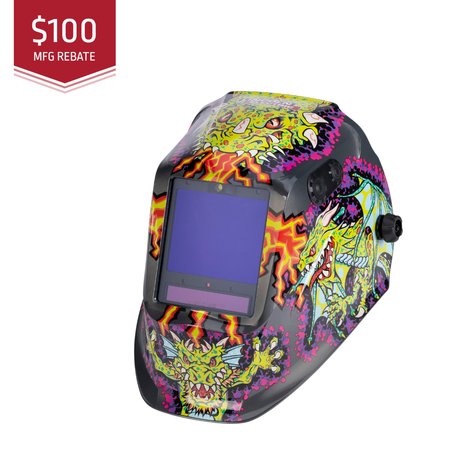 Lincoln VIKING 3350 ADV Code Red Welding Helmet - K4034-5 Lincoln VIKING 3350 ADV Code Red Welding Helmet - K4034-5