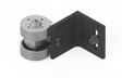 Bug-O KBUG-2000 MAGWHEEL ADD-ON KIT roller wheel assembly for welding, with gray wheel, black bracket, axle, and bolts.