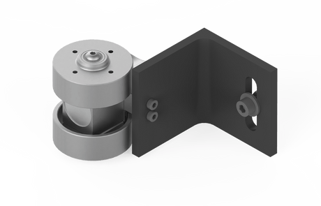 Bug-O KBUG-2000 MAGWHEEL ADD-ON KIT roller wheel assembly for welding, with gray wheel, black bracket, axle, and bolts.