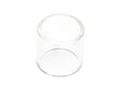 A clear, cylindrical Lincoln Pyrex Cup Short KP52062-1 with open ends is displayed against a white background.