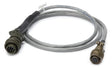 Lincoln K52033-15 Cable Assembly Sensor 15F, gray cable, 4-pin/5-pin metal connectors for welding equipment, WeldingMart.