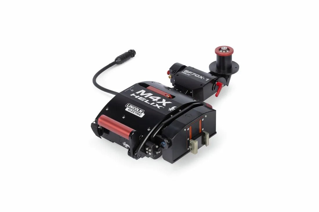 Lincoln K52319-2 HELIX SF70X-2 ONBOARD WIRE FEEDER - Specialized orbital welding wire delivery system - Features integrated design for direct mounting on Helix equipment - Professional Lincoln Electric SF70X-2 feeder for precise filler metal control in automated pipe welding applications


