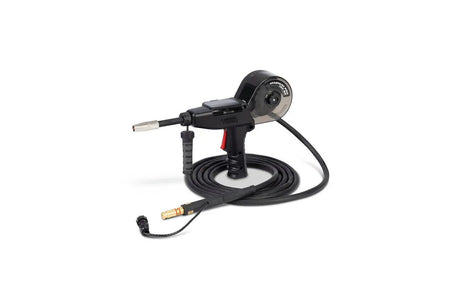 Lincoln K5471-1 PREMIUM 150A SPOOL GUN - Advanced aluminum welding accessory with integrated wire spool - Features 150-amp rating for light to medium applications - Professional Lincoln Electric handheld wire feeder for smooth aluminum welding performance


