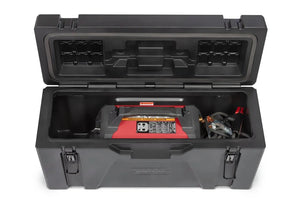 Lincoln Sprinter 180Si K5549-1 welding case—durable black plastic storage for welding tools and equipment safety.