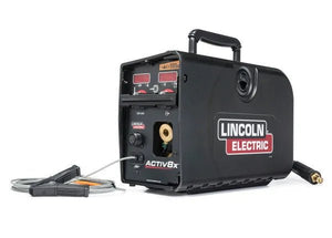 Lincoln Activ8X Wire Feeder Welder Demo Tweco U3519-1 with CrossLinc, control knobs, and cables - WeldingMart welding equipment.