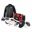 Lincoln Industrial Welding Gear Ready-Paks L K3699-L: jacket, 4C helmet, gloves, tools, respirator & duffel bag from WeldingMart.